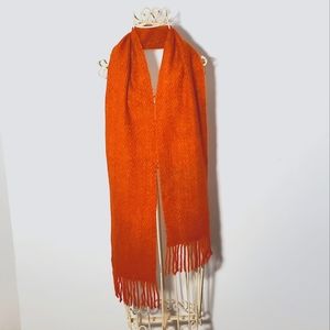 Hand Woven by Joanne Fringed Scarf